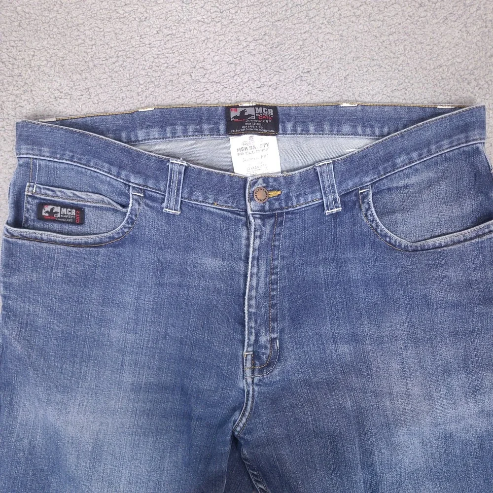 Summit FR Jeans Mens‎ 38x32 MCR Safety CAT2 PD2 Straight Flame Resist Workwear